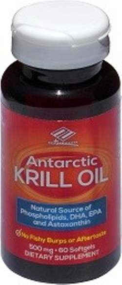 Antarctic Krill Oil (60 Softgels / 500 mg)